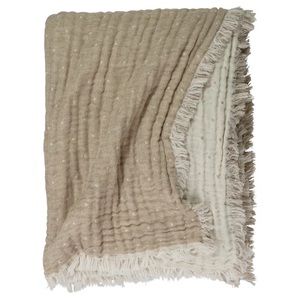 Johanna Howard Cozi Throw Taupe / Natural